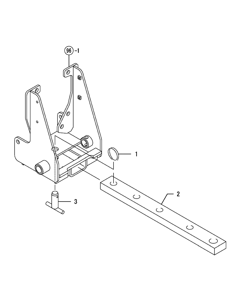 Drawbar Hitch Diagram and Parts List for SX3100 54ALB4S727-54ALB4SW727-54ALB4SX727-54ALB4SY727-54ALB4SZ727-54AMB4S727-54AMB4SW727-54AMB4SX727-54AMB4SY727-54AMB4SZ727 Cub Cadet Lawn Tractor